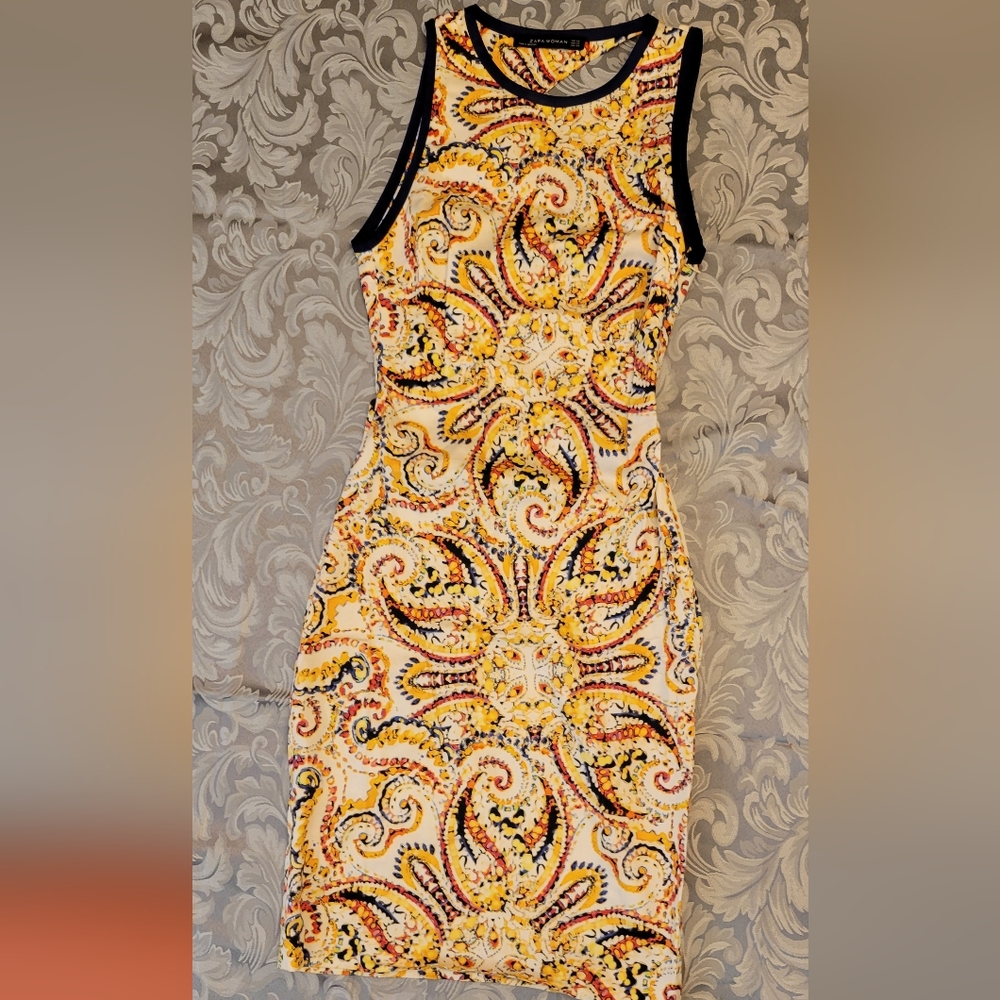 Zara Dress back opening sleeveless, new without tags